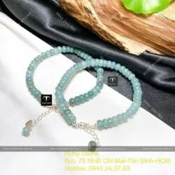 Lắc bạc 925 chuỗi bánh xe Lam Thuỷ - Hình ảnh 3