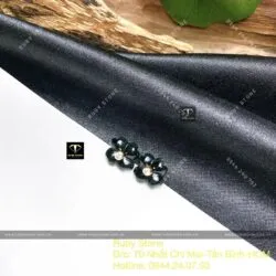 Khuyên tai cỏ bốn cánh ngọc Phỉ Thúy Mực Dục, vàng 18k - Hình ảnh 2
