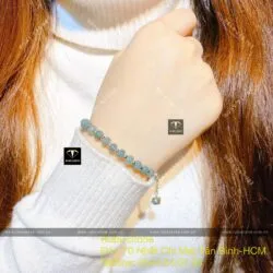 Lắc bạc vòng bánh xe Lam Ngọc