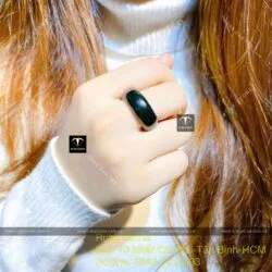 Nhẫn ngọc Phỉ Thuý Mực Dục (Mặc Thuý) - Hình ảnh 4