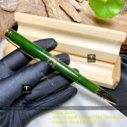 Bút ngọc bích Canada xanh đậm (thay được ngòi) - Hình ảnh 7