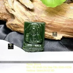 A DI ĐÀ – Phật bản mệnh ngọc bích tuổi Tuất – Hợi, KT 40mm A DI ĐÀ – Phật bản mệnh ngọc bích tuổi Tuất – Hợi, KT 40mm