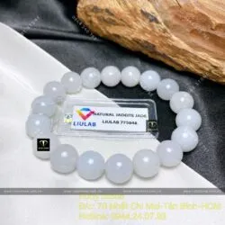 Chuỗi tay ngọc Cẩm thạch nếp băng, 10 ly - Hình ảnh 4