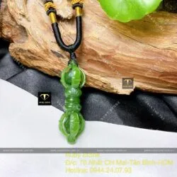 Chuỳ kim cang ngọc bích Canada chạm tay, KT 42mm - Ảnh 4