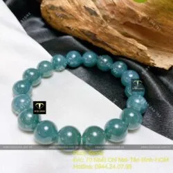 Chuỗi tay Lam Ngọc bông tuyết 10 ly