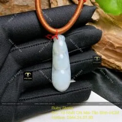 Mặt dây chuyền trái đậu ngọc Cẩm thạch - Ảnh 5