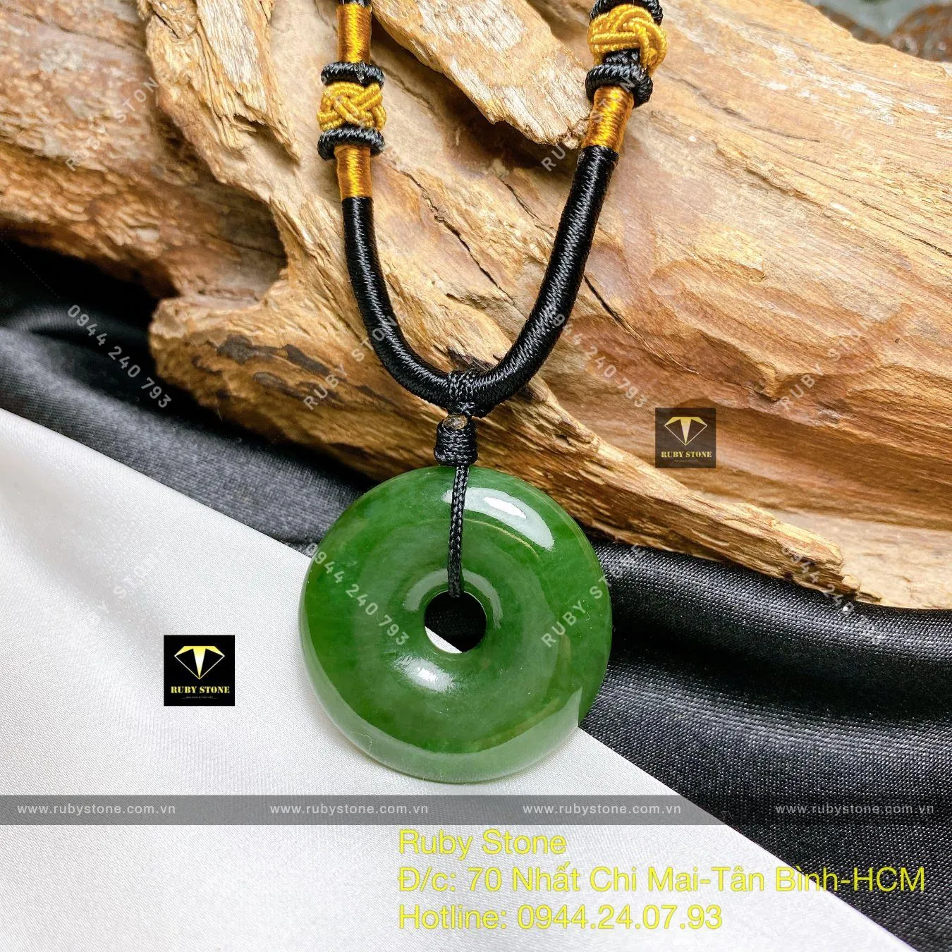 Đồng điếu ngọc bích Canada xanh lá, kích thước 30mm Đồng điếu ngọc bích Canada xanh lá, kích thước 30mm - Ảnh 3