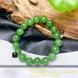 Chuỗi ngọc bích Canada xanh lá 10 ly - Ảnh 2