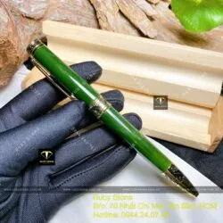 Bút ngọc bích Canada xanh đậm (thay được ngòi) - Hình ảnh 9