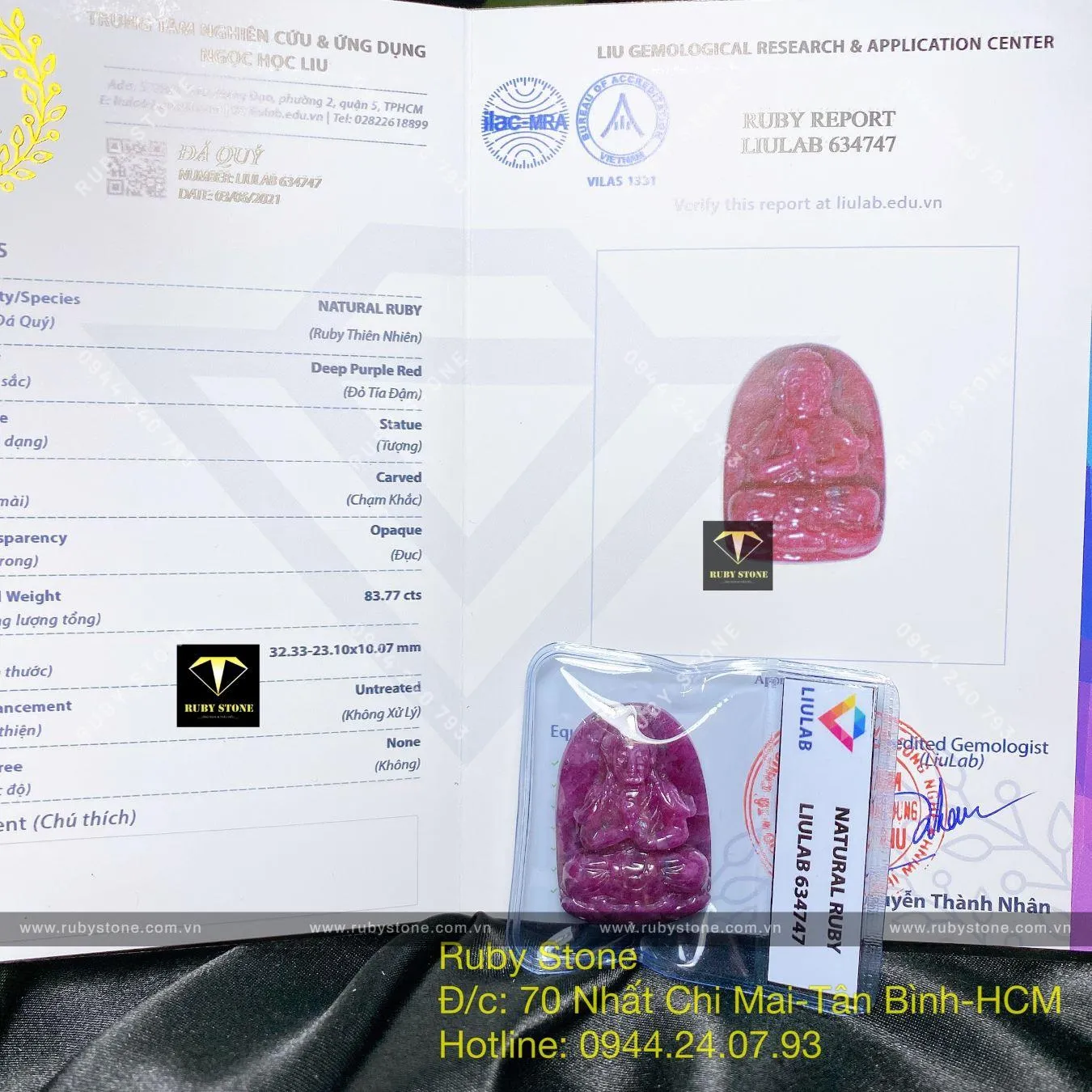 Như Lai Đại Nhật - Phật bản mệnh Ruby Nam Phi Như Lai Đại Nhật - Phật bản mệnh Ruby Nam Phi - Ảnh 5