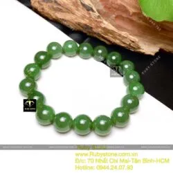 Chuỗi ngọc bích Canada xanh lá 10 ly - Ảnh 7