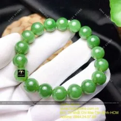 Chuỗi ngọc bích Canada xanh lá 10 ly - Ảnh 10