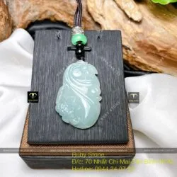 Mặt dây chuyền liên hoa Băng ngọc, KT 40mm Mặt dây chuyền liên hoa Băng ngọc, KT 40mm