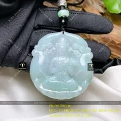 Phật Quan Thế Âm Ngọc Cẩm Thạch, KT 54mm - Hình ảnh 5