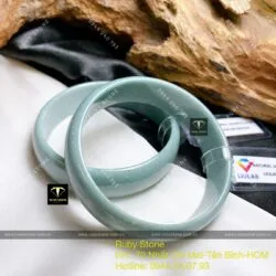 Vòng tay Lam ngọc bản hẹ 15mm, ni tay 52,4mm - Ảnh 3