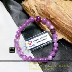 Vòng chuỗi Ruby sao Guinea thiên nhiên 6,5 ly - Ảnh 3