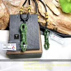 Chuỳ kim cang ngọc bích Canada chạm tay, KT 50mm - Ảnh 8