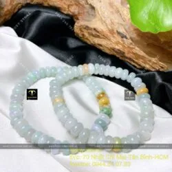 Chuỗi vòng tay bánh xe ngọc Cẩm thạch, ĐK 8mm