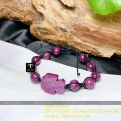 Vòng chuỗi Ruby Nam Phi 9 ly mix Thánh Giá - Ảnh 4