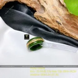 Nhẫn Ngọc Bích Canada, vàng 18k - Hình ảnh 5
