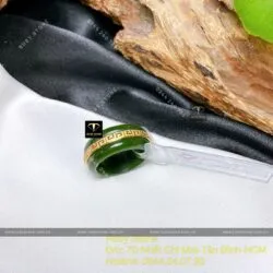 Nhẫn Ngọc Bích Canada, vàng 18k - Hình ảnh 4