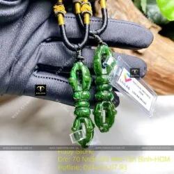 Chuỳ kim cang ngọc bích Canada chạm tay, KT 50mm - Ảnh 6