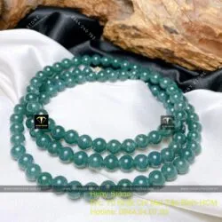 Chuỗi 108 hạt Lam ngọc, ĐK 6,8mm - Ảnh 5