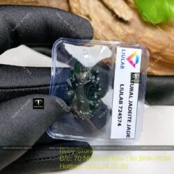 Phật Quan Thế Âm Bồ Tát ngọc Phỉ Thuý Mực Dục - Hình ảnh 4
