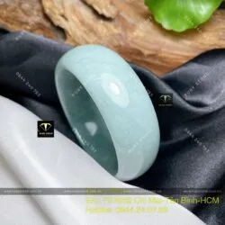 Vòng tay ngọc cẩm thạch Myanmar, ni tay 52mm - Ảnh 2
