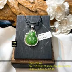 Mặt dây Hồ ly ngọc bích Canada, bạc 925 - Ảnh 4