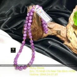 Vòng cổ Ruby sao thiên nhiên 412ct, bi vàng 18k - Ảnh 6