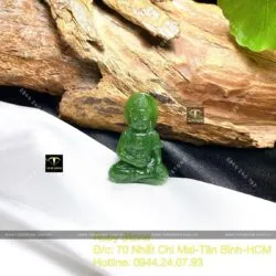 Phật A Di Đà Ngọc Bích Canada, KT 36mm - Ảnh 4