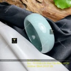 Vòng tay ngọc cẩm thạch Myanmar, ni tay 52mm - Ảnh 4