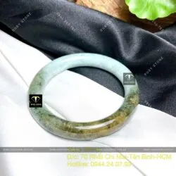 Vòng tay ngọc cẩm thạch Myanmar, ni tay 53mm - Ảnh 2