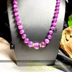 Vòng cổ Ruby sao thiên nhiên 573ct, vàng 18k - Hình ảnh 5