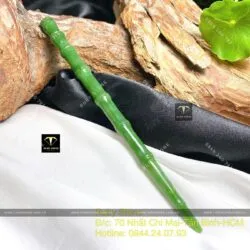 Trâm cài tóc Trúc thanh cao Ngọc Bích Canada, dài 16,2cm - Hình ảnh 7
