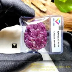 Phổ Hiền Bồ Tát – Phật bản mệnh Ruby Nam Phi, tuổi Thìn – Tỵ, KT 38mm