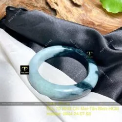 Vòng tay ngọc cẩm thạch Myanmar, ni tay 53mm - Ảnh 4