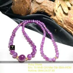 Vòng cổ Ruby sao thiên nhiên 623ct, vàng 18k - Ảnh 6