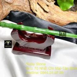 Trâm cài tóc Trúc thanh cao Ngọc Bích Canada, dài 16,2cm