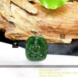 Thiên thủ bồ tát – Phật bản mệnh ngọc bích tuổi Tý, KT 36mm - Ảnh 2