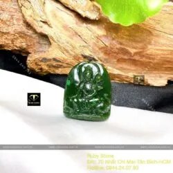 Phổ hiền bồ tát – Phật bản mệnh tuổi Thìn- Tỵ ngọc bích, KT 36mm