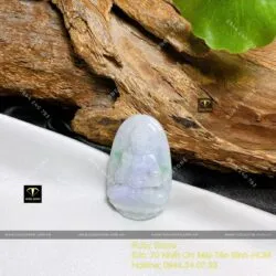 A Di Đà – Phật bản mệnh ngọc Cẩm thạch, tuổi Tuất- Hợi, KT 38mm - Ảnh 3