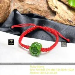 Charm hoa sen Ngọc bích Canada chạm tay Charm hoa sen Ngọc bích Canada chạm tay