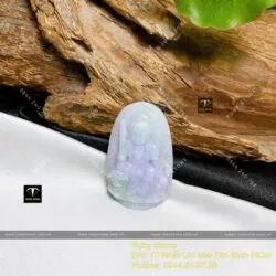 Văn thù bồ tát – Phật bản mệnh ngọc cẩm thạch tuổi Mão, KT 38mm - Hình ảnh 5