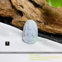 Bất động minh vương – Phật bản mệnh ngọc cẩm thạch tuổi Dậu, KT 38mm - Ảnh 4