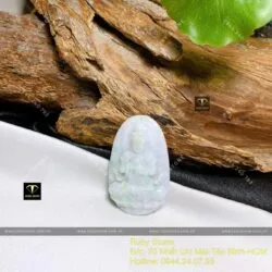Như lai đại nhật – Phật bản mệnh ngọc cẩm thạch tuổi Thân – Mùi, KT 38mm - Hình ảnh 5