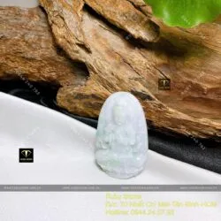 Như lai đại nhật – Phật bản mệnh ngọc cẩm thạch tuổi Thân – Mùi, KT 38mm - Hình ảnh 2
