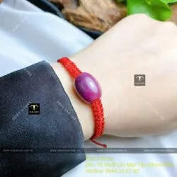 Lu thống Ruby Nam Phi tết dây đeo tay - Hình ảnh 7