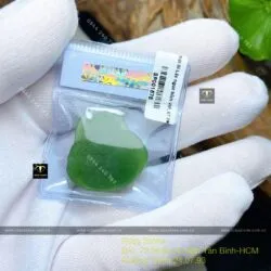 Phật Di Lặc Ngọc bích Canada xanh lá, KT 24mm - Hình ảnh 3